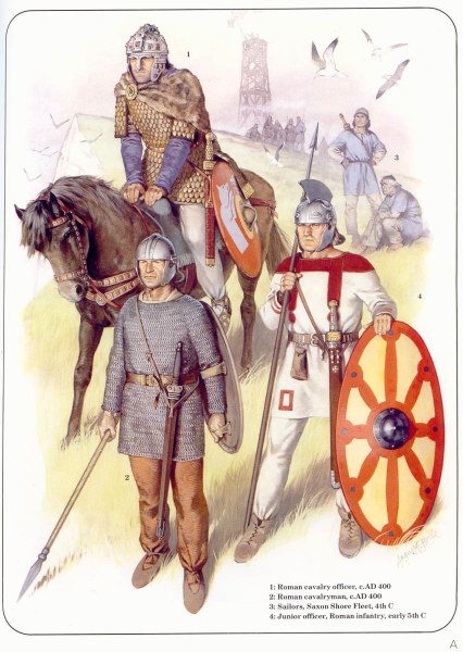 Late Roman early Brittonic warriors &amp; sailors